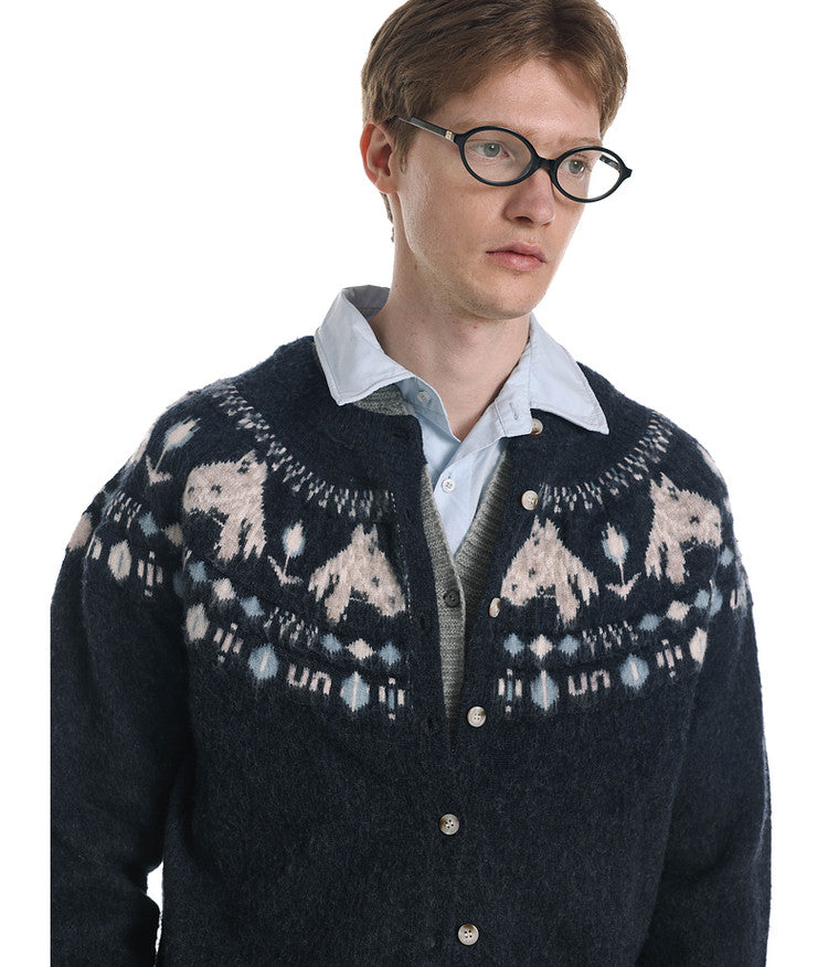 Wool Blend Cardigan