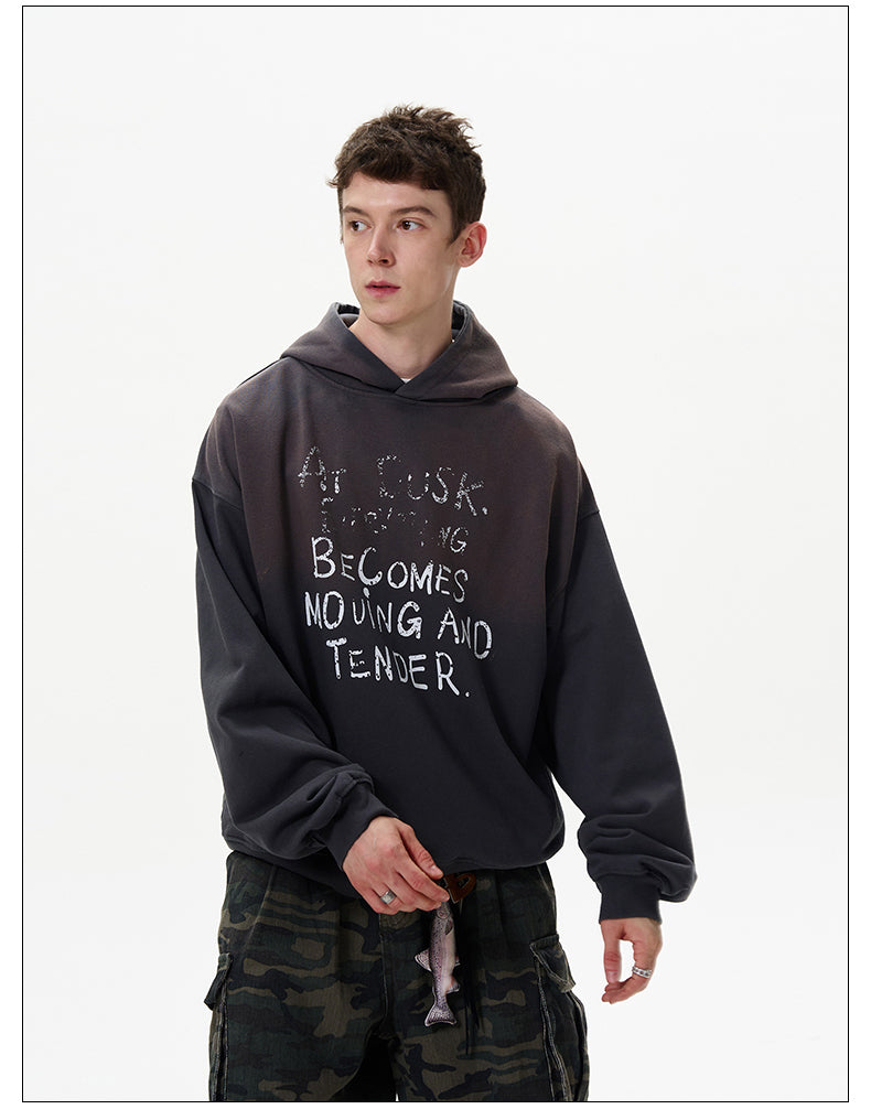 Gradient wash sweatshirt