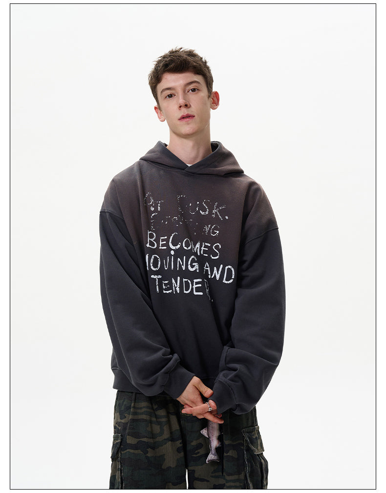 Gradient wash sweatshirt