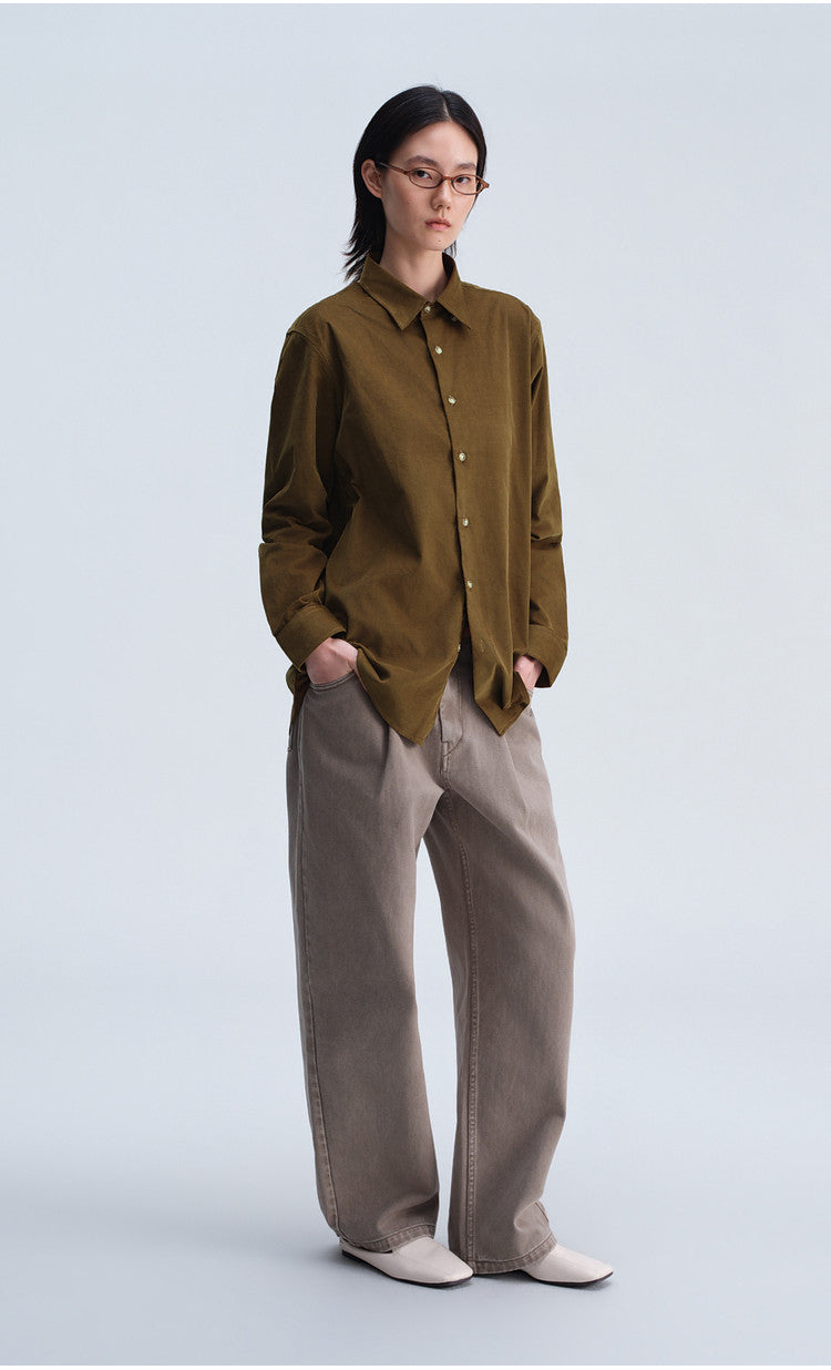 Retro Corduroy Shirt