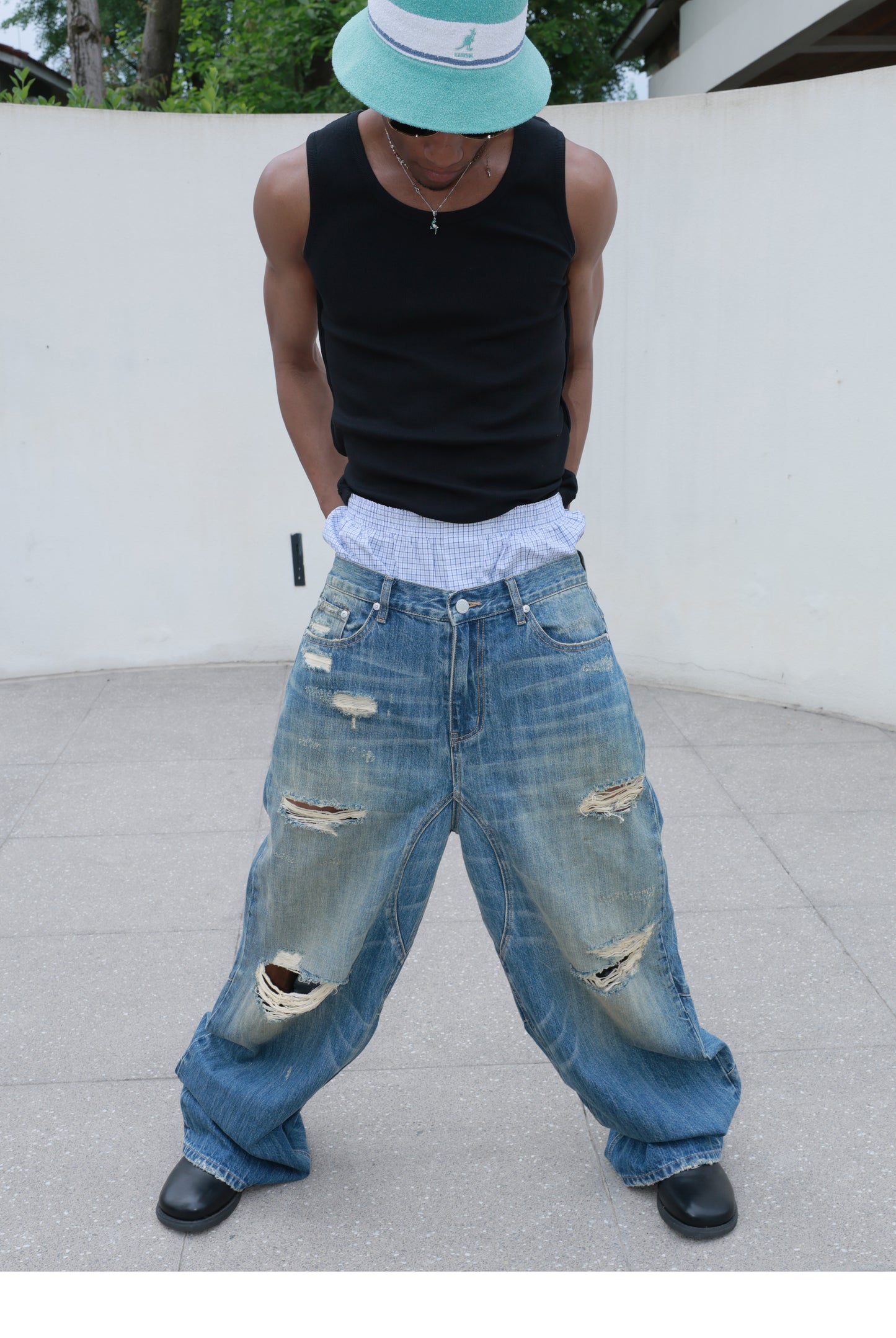 Baggy Straight Loose Jeans