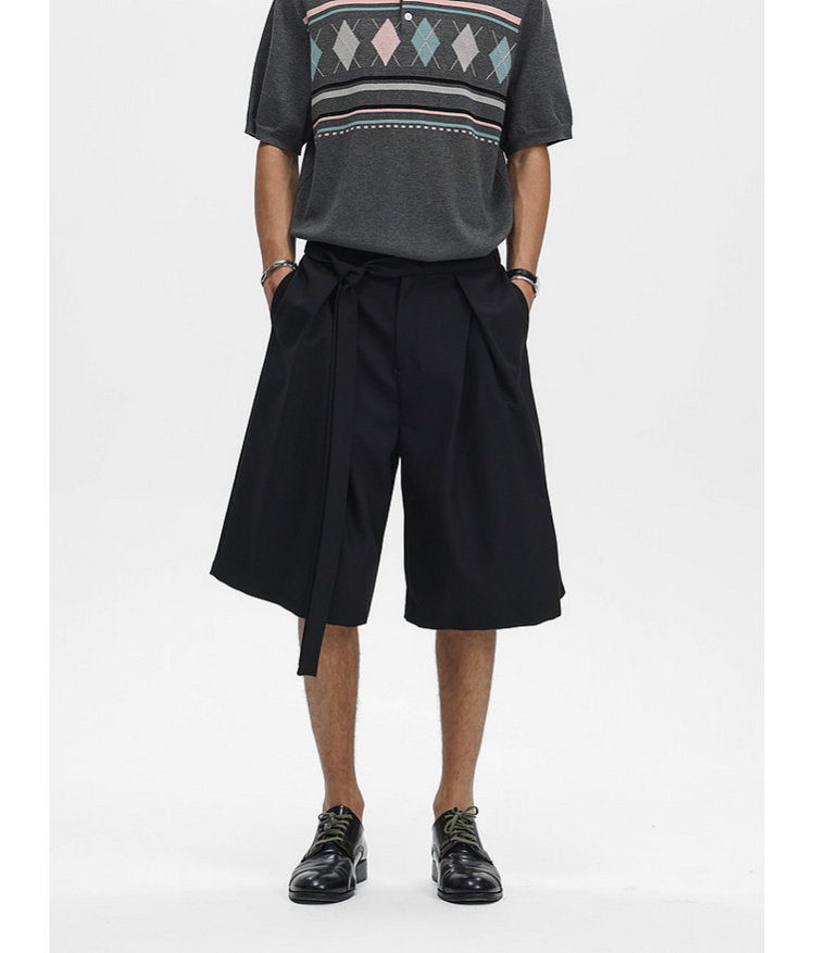 3D-Shirred Shorts