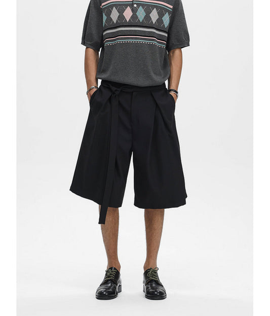 3D Shirred Shorts