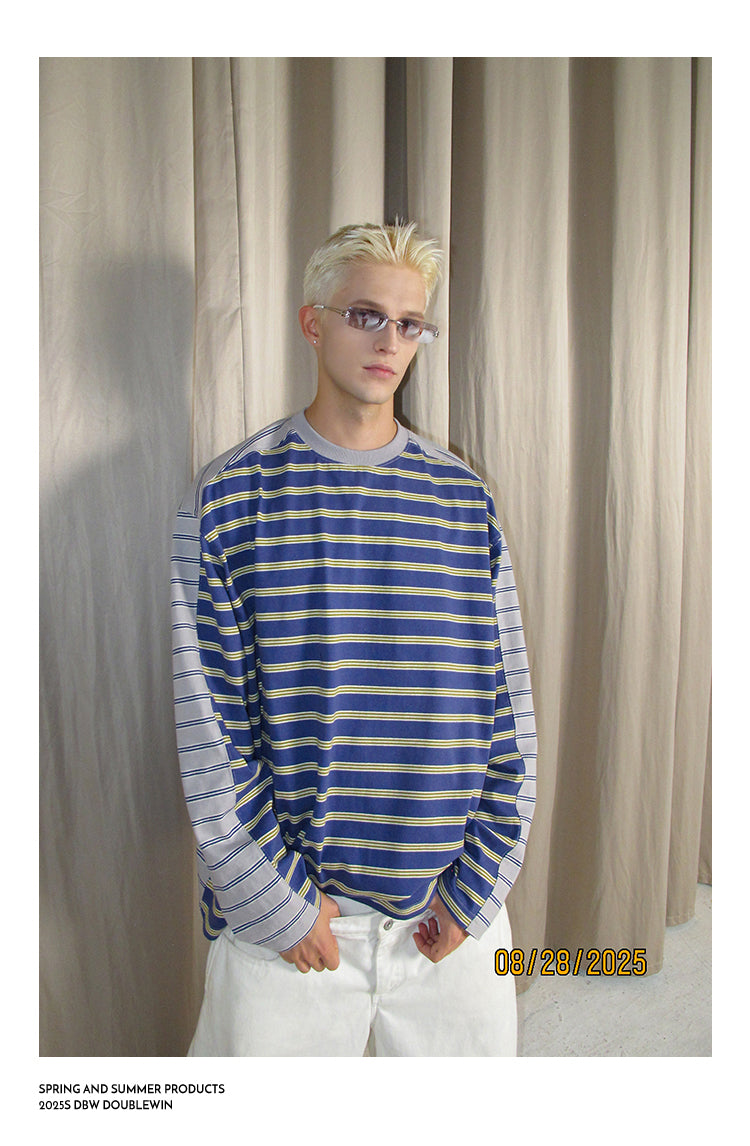 Contrast Stripe T-Shirt