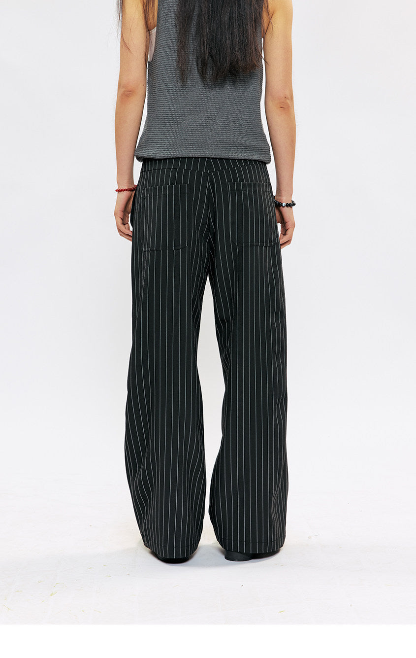 Breathable straight-fit casual pants