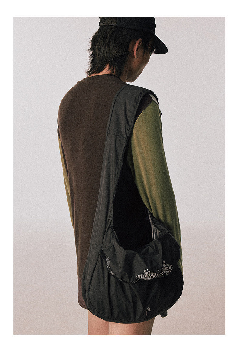 Drawstring Lightweight Shoulder Bag