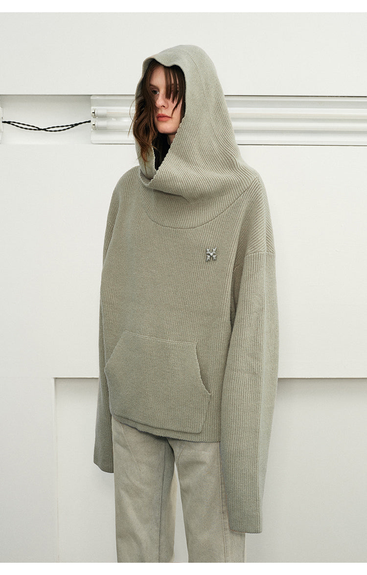 Loose Hooded Sweater