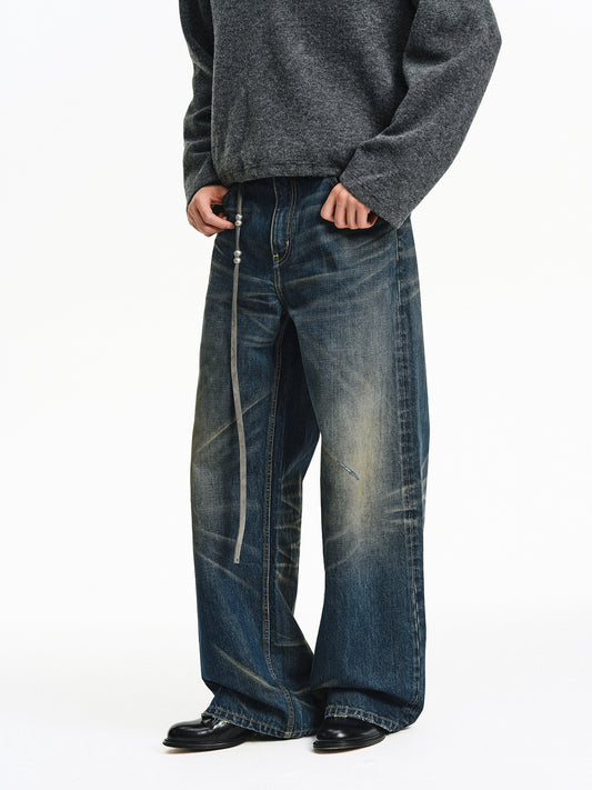 Vintage-Washed Jeans