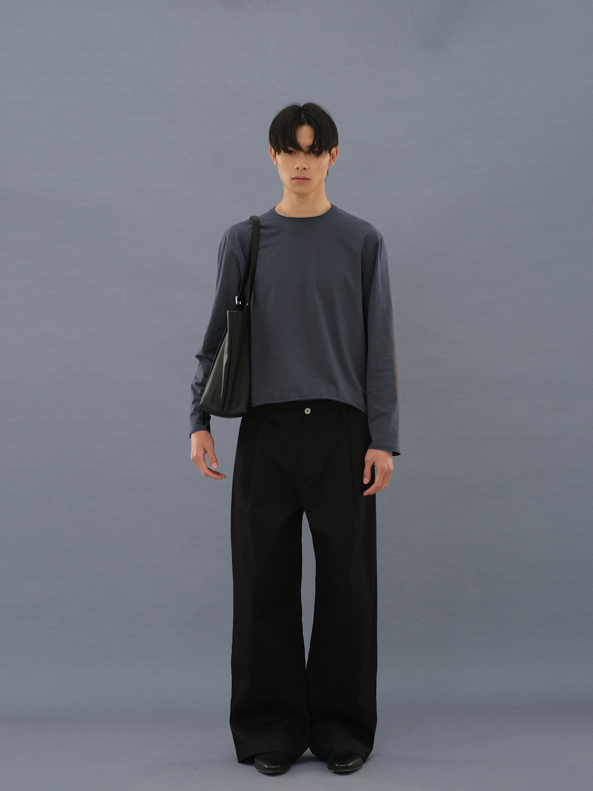 T-shirt with Roll-Up Sleeves