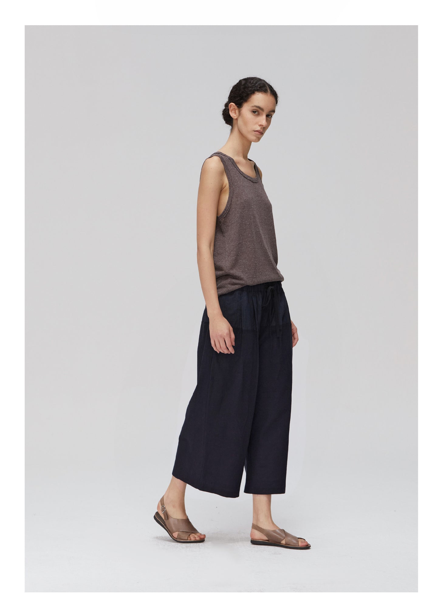Pleated Loose-Fit Shorts
