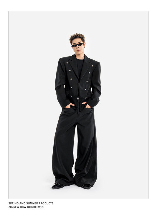 Casual Pants with 3D Patch Pockets
