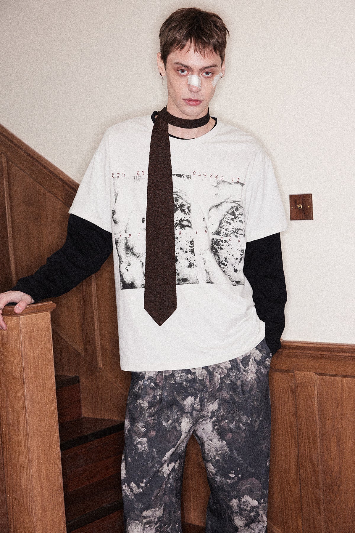 Faux Two-Piece T-Shirt