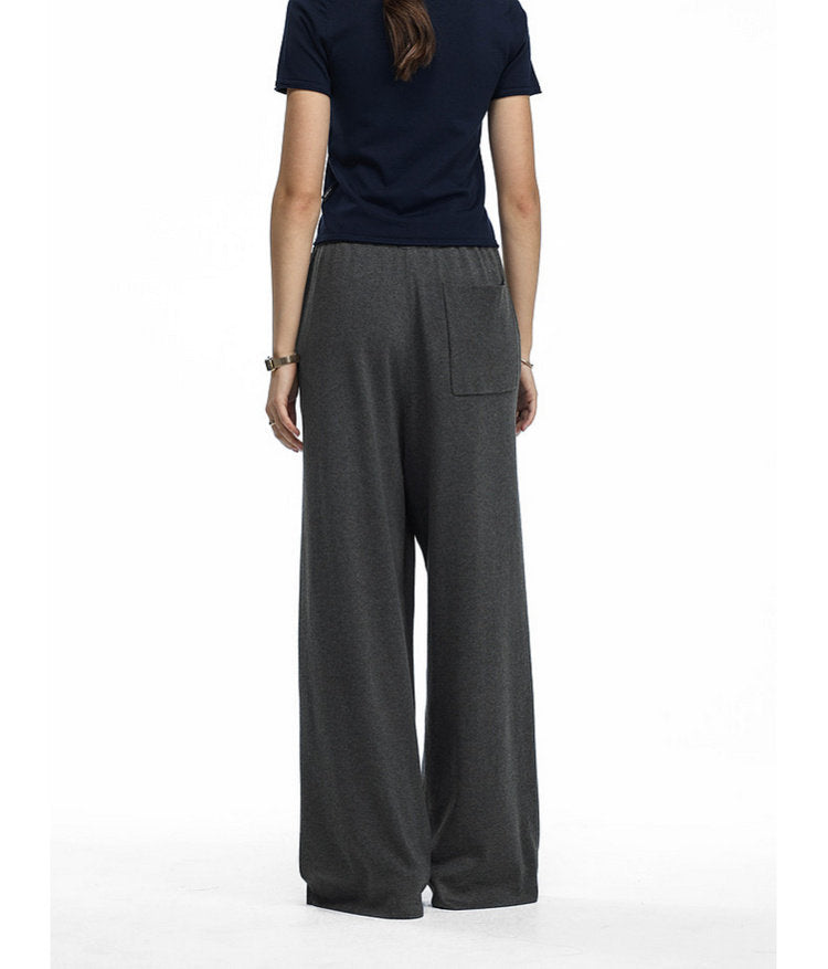 Relaxed Straight-Leg Casual Pants