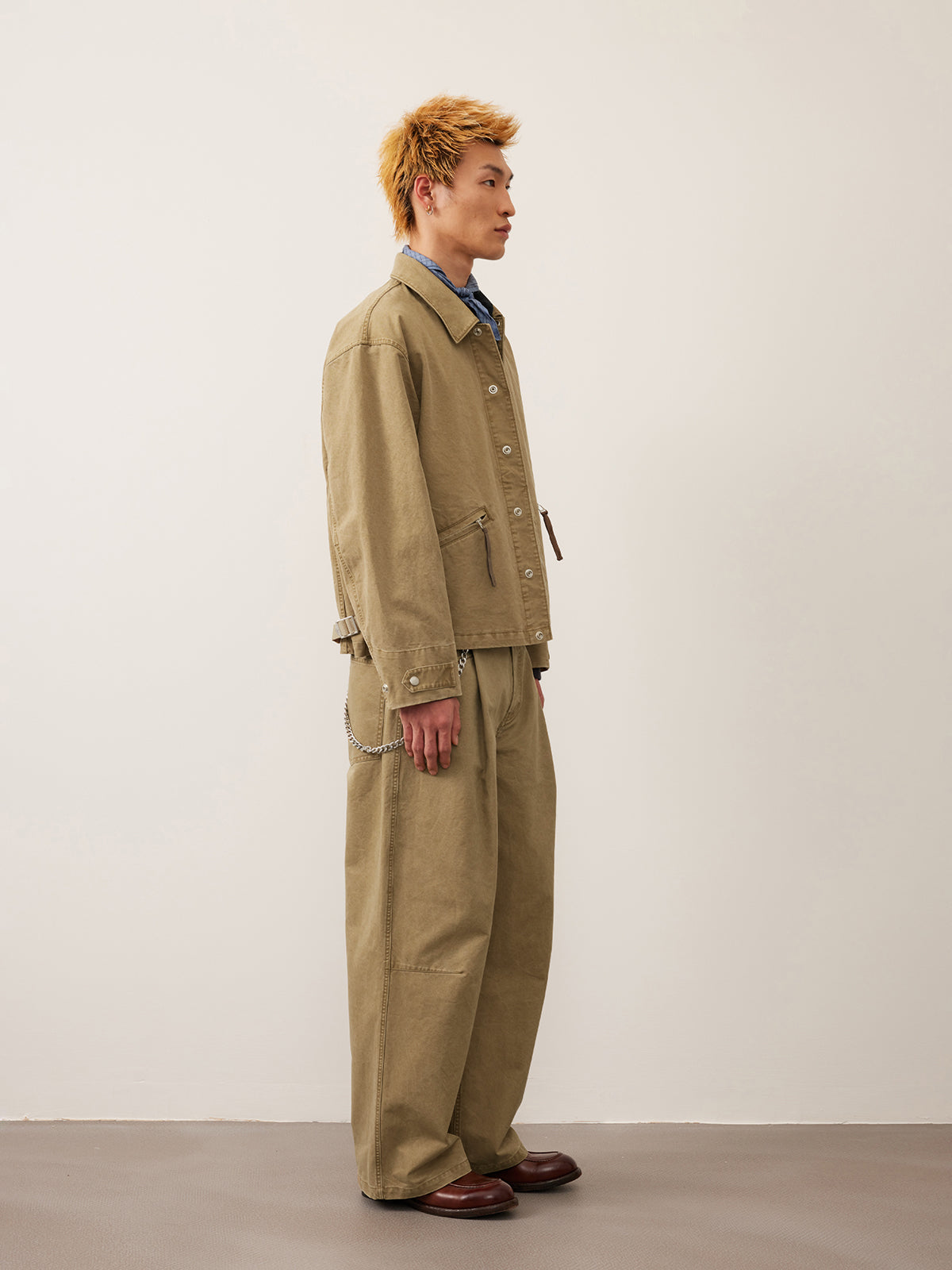 Washed Damaged Coach Jacket