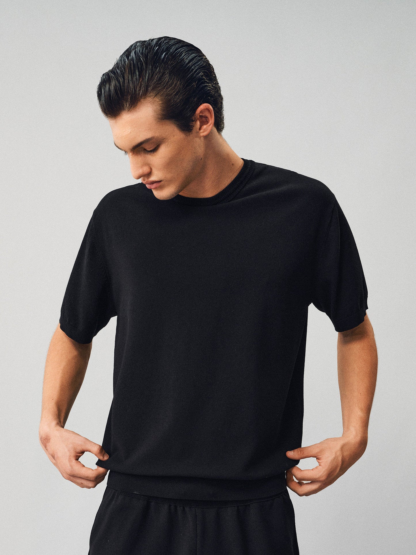 Jacquard Knit Shirt