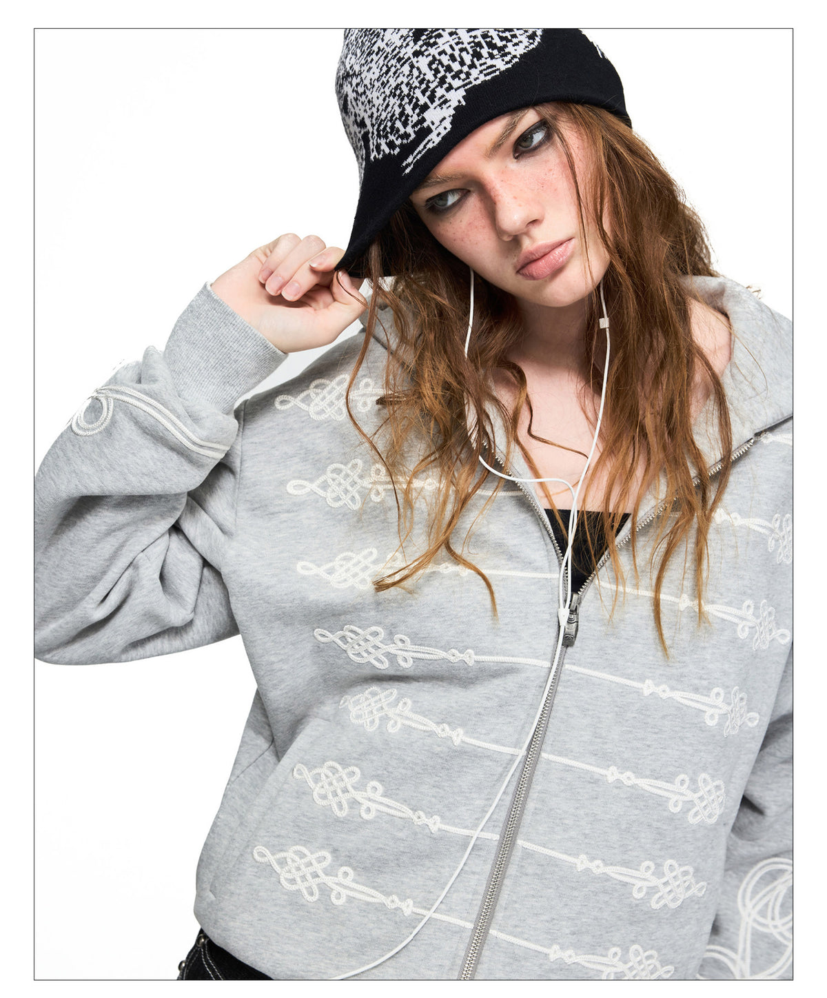 Napoleon Hooded Zip-Up Sweatshirt