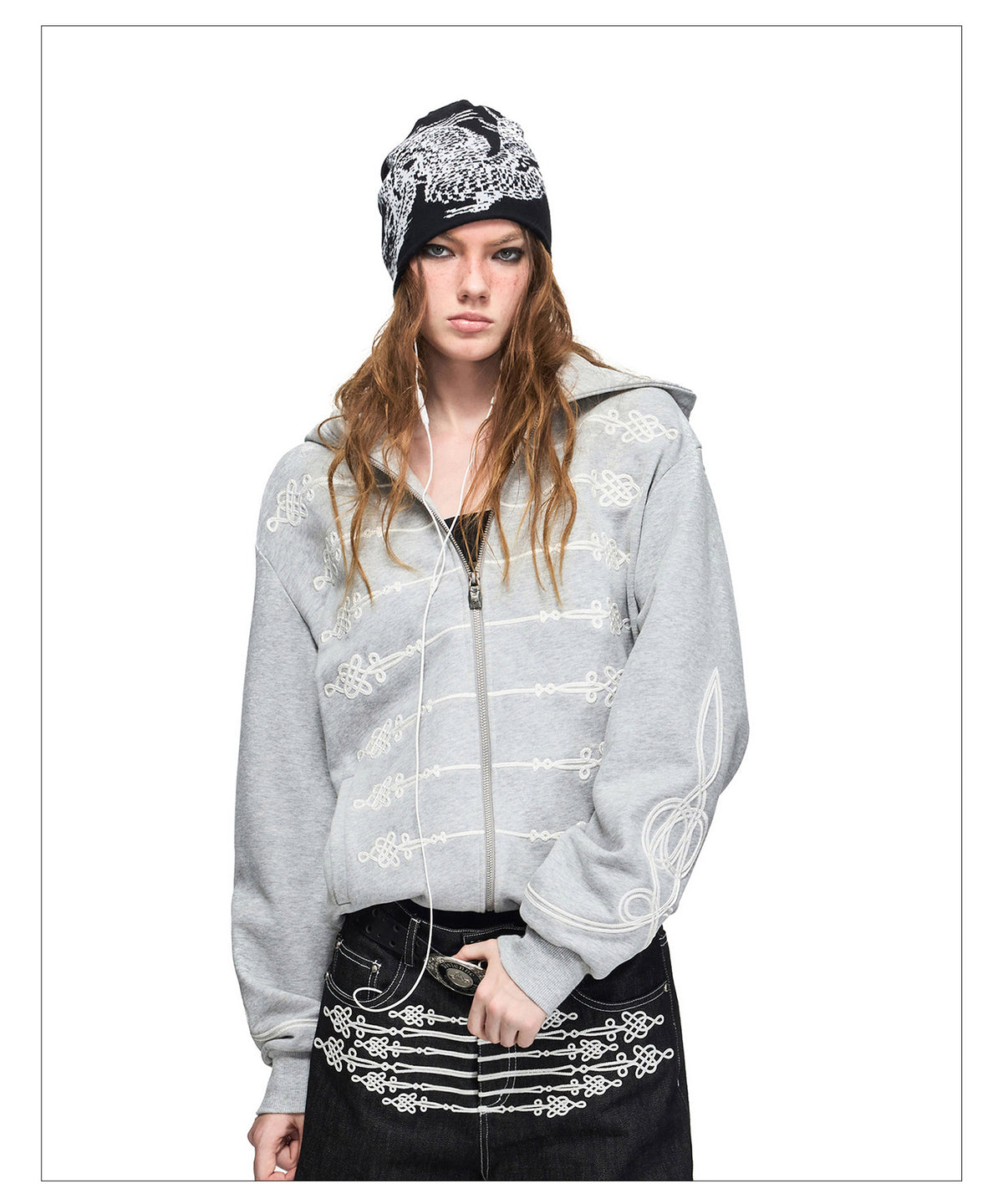 Napoleon Hooded Zip-Up Sweatshirt