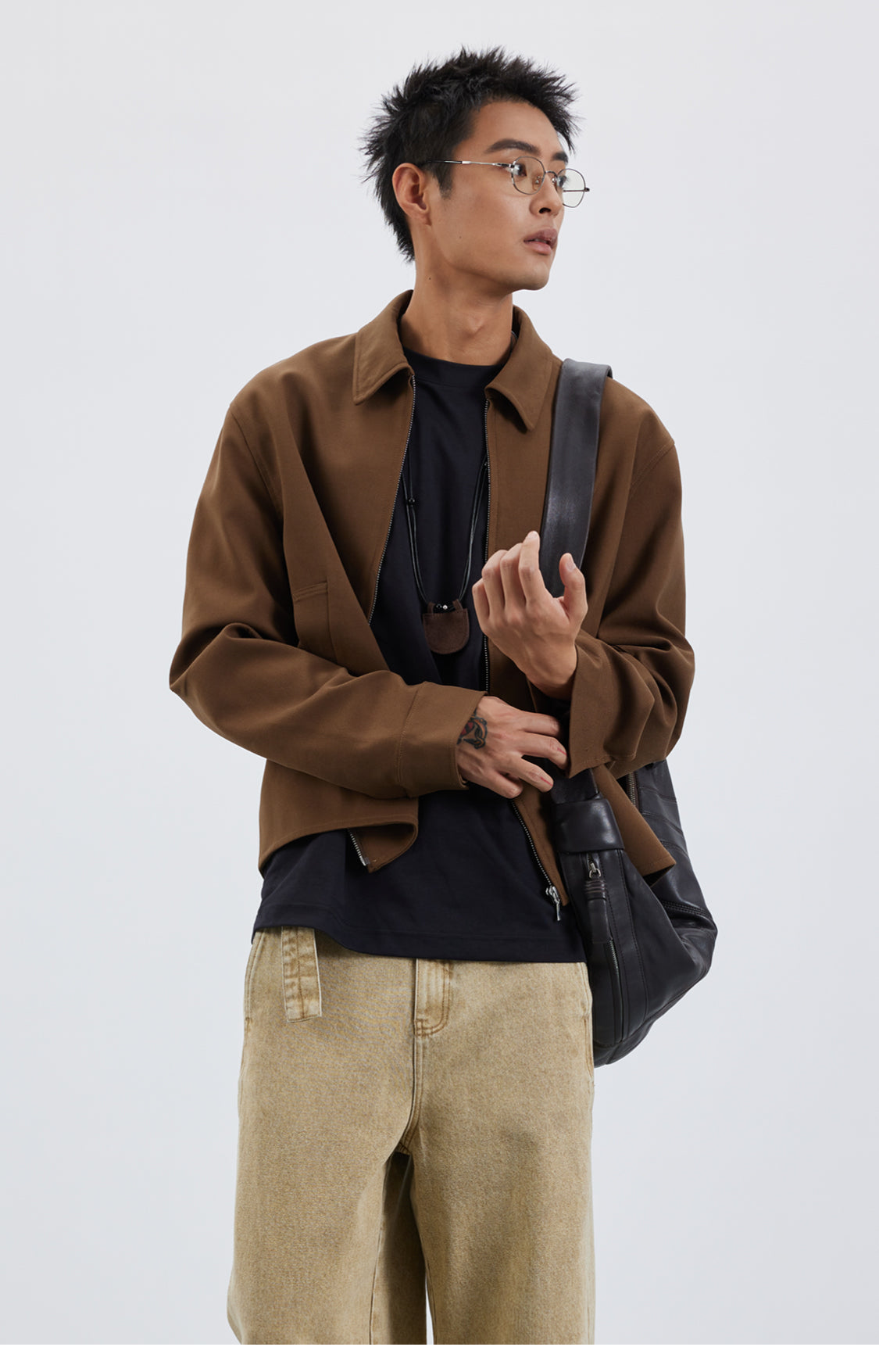 Wool-blend classic jacket