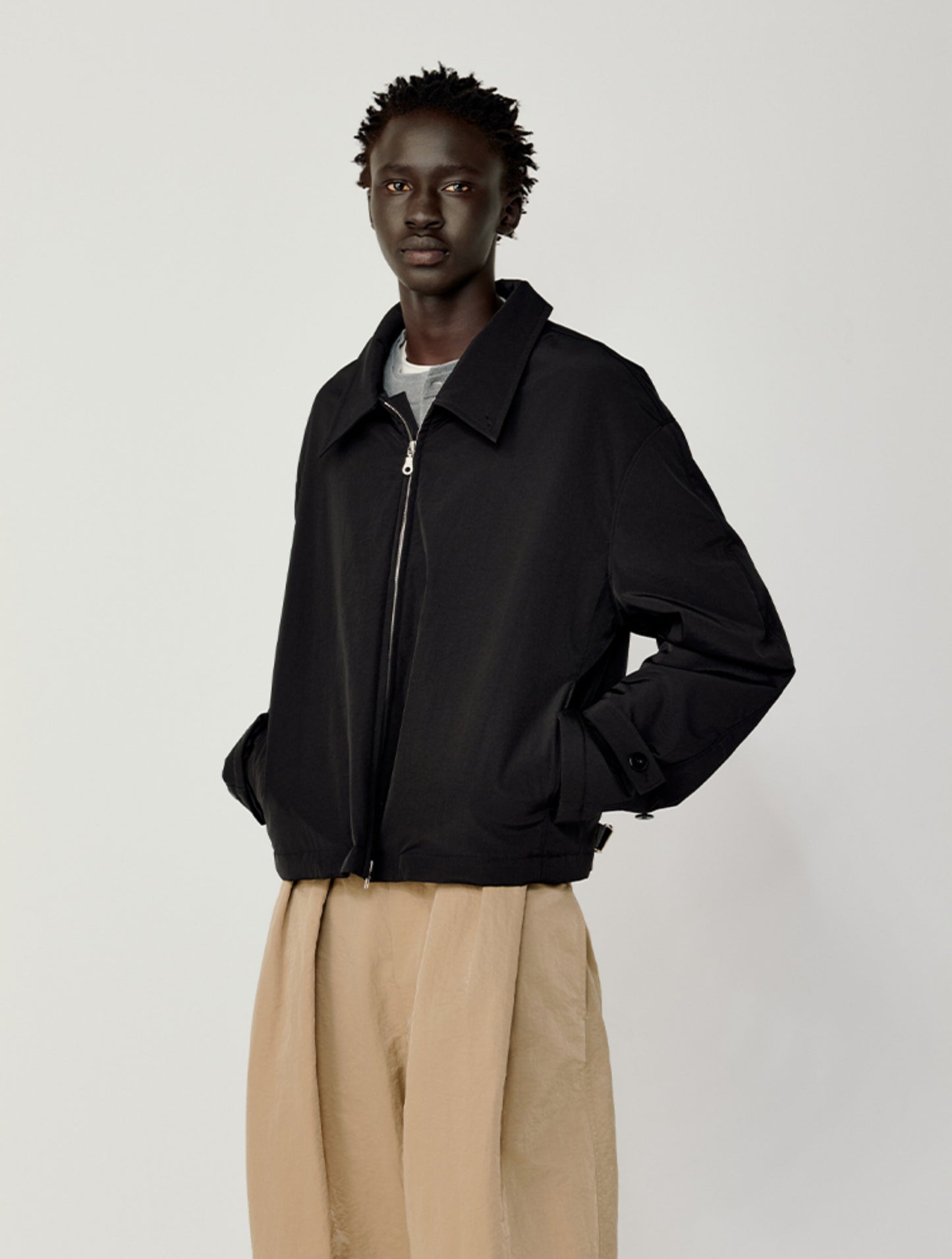 Double-Zipper Lightweight Jacket