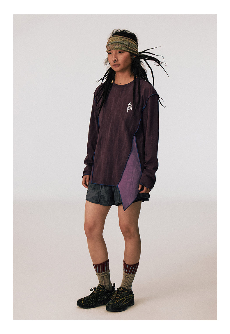 Washed Patchwork T-Shirt