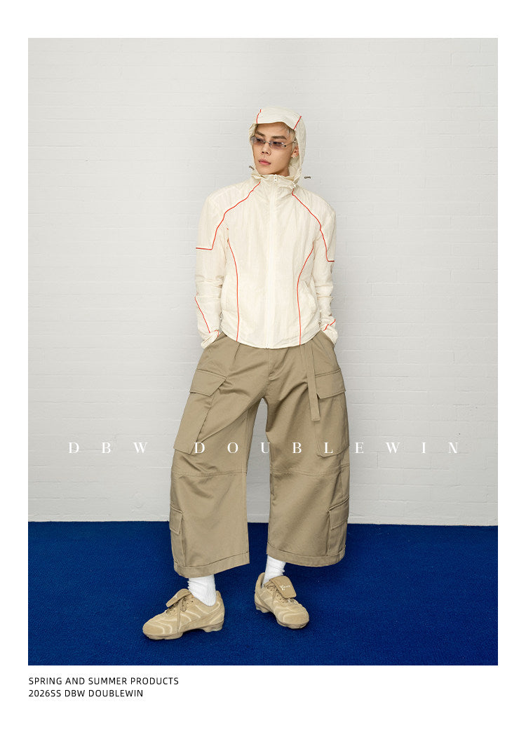 3D Silhouette Scimitar Cargo Pants