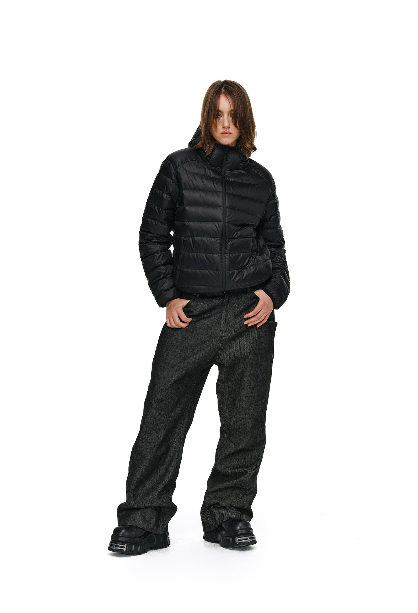 Lightweight Hooded Down Jacket