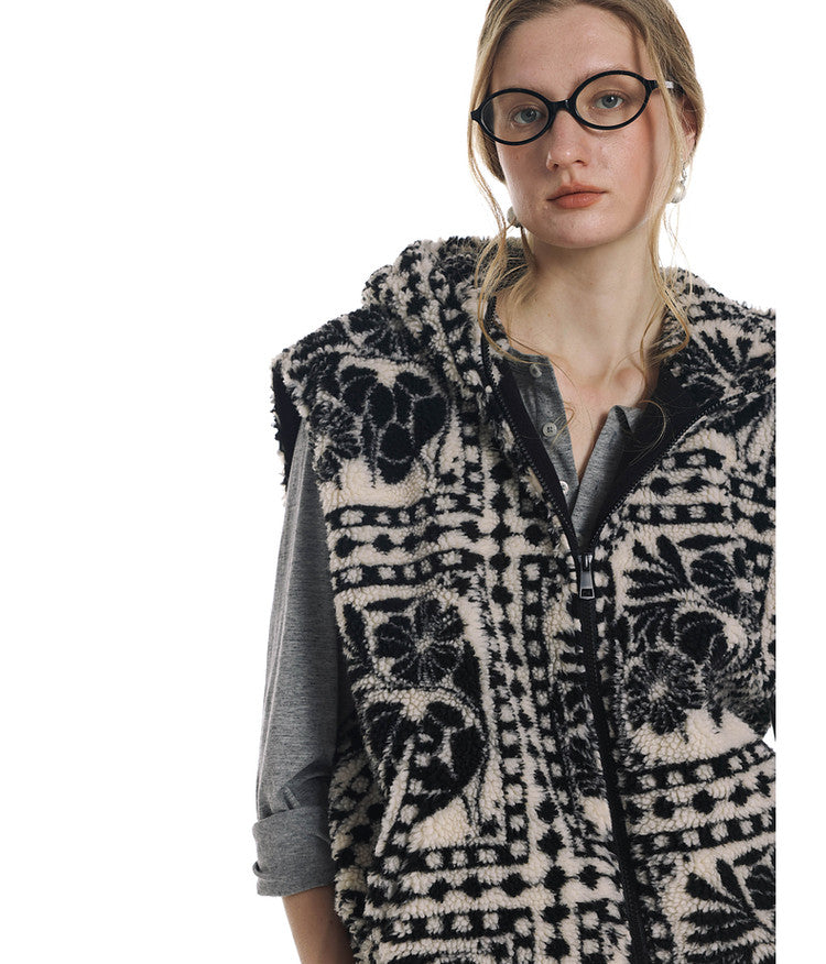 Fleece Hooded Vest