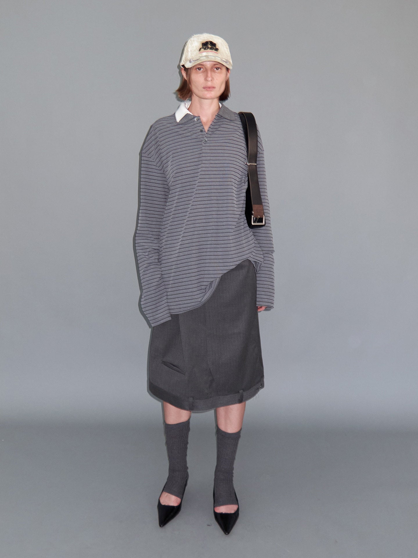 Simple Striped Polo Shirt