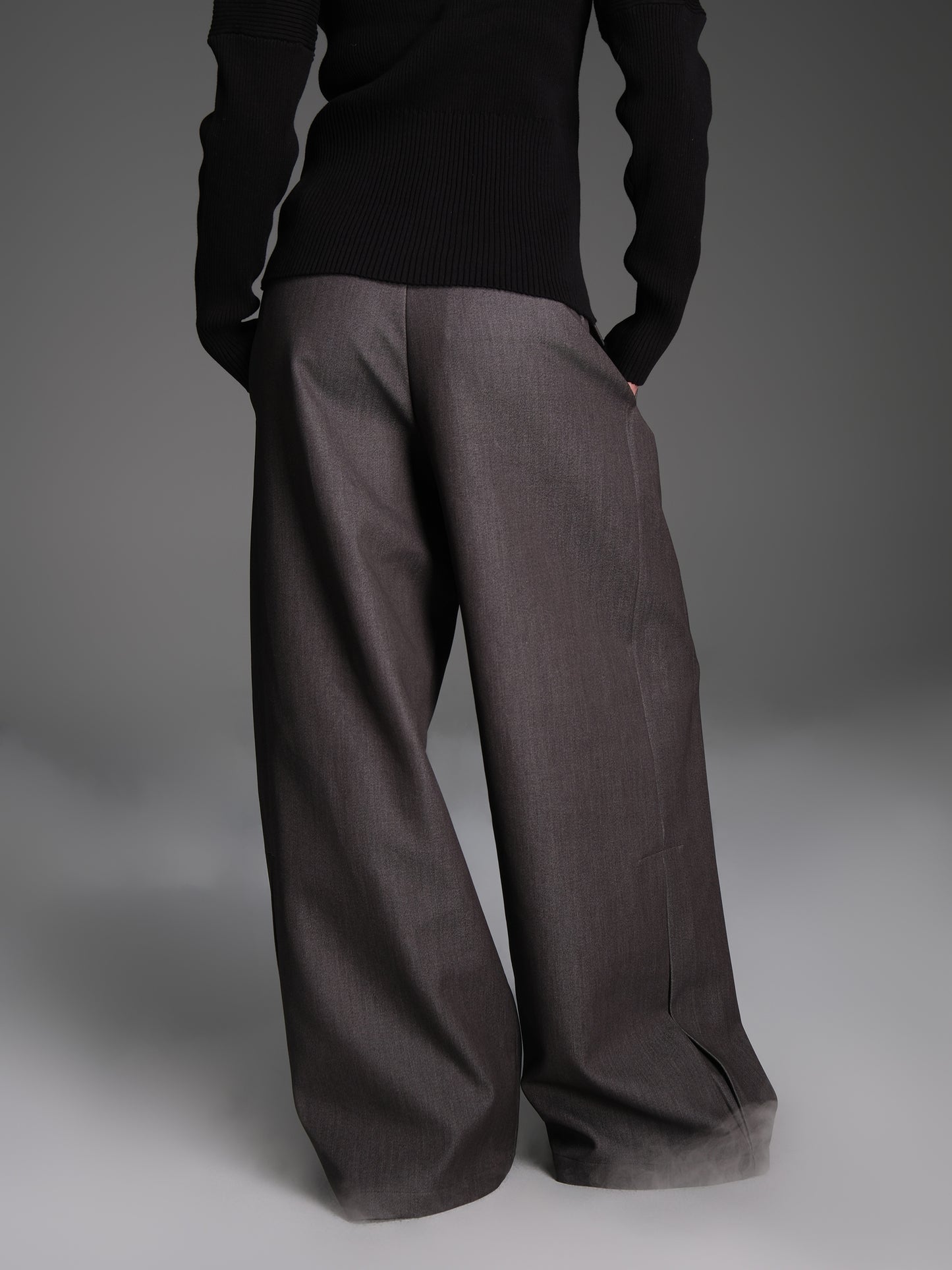 Double Pleated Straight Pants