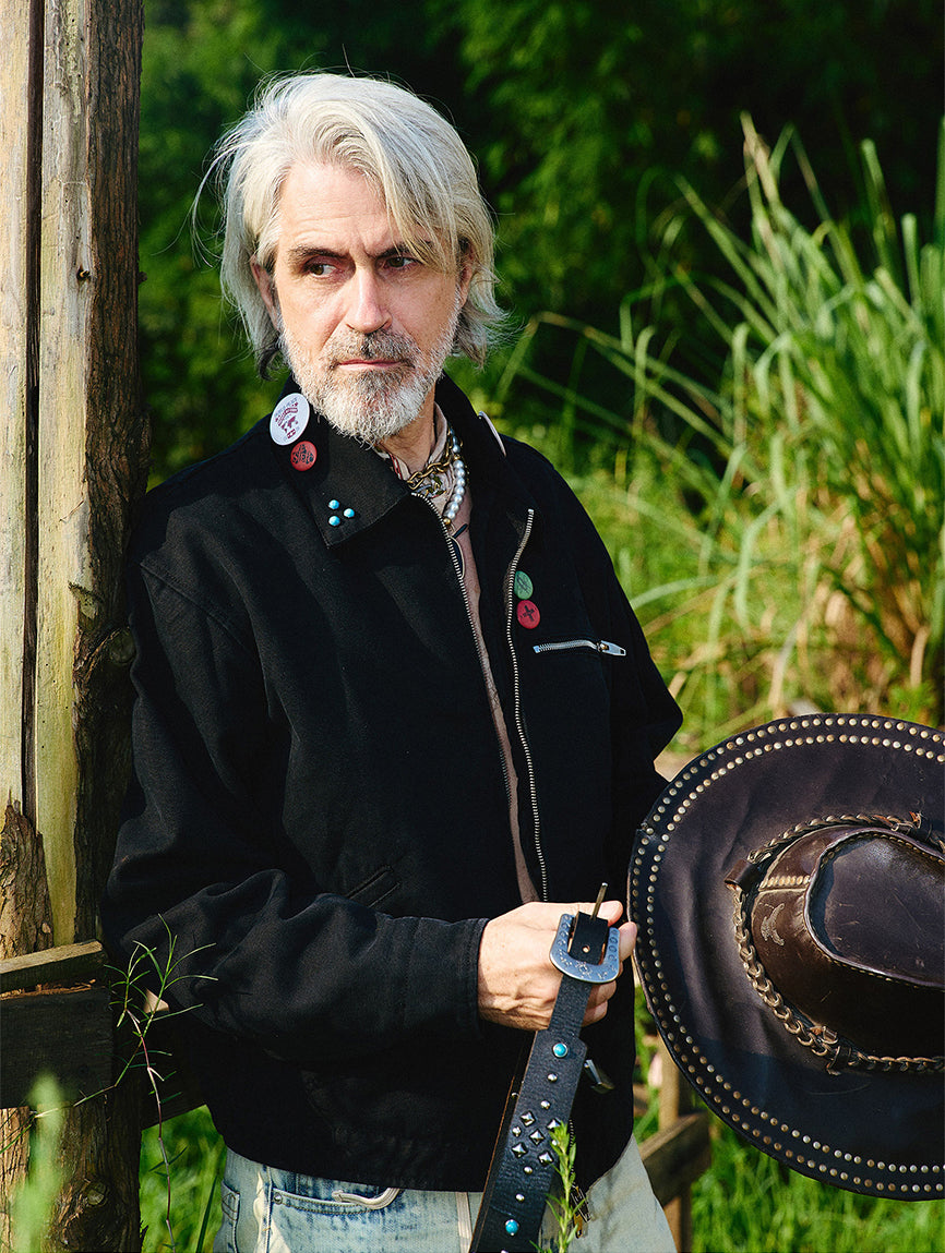 Vintage lapel washed jacket