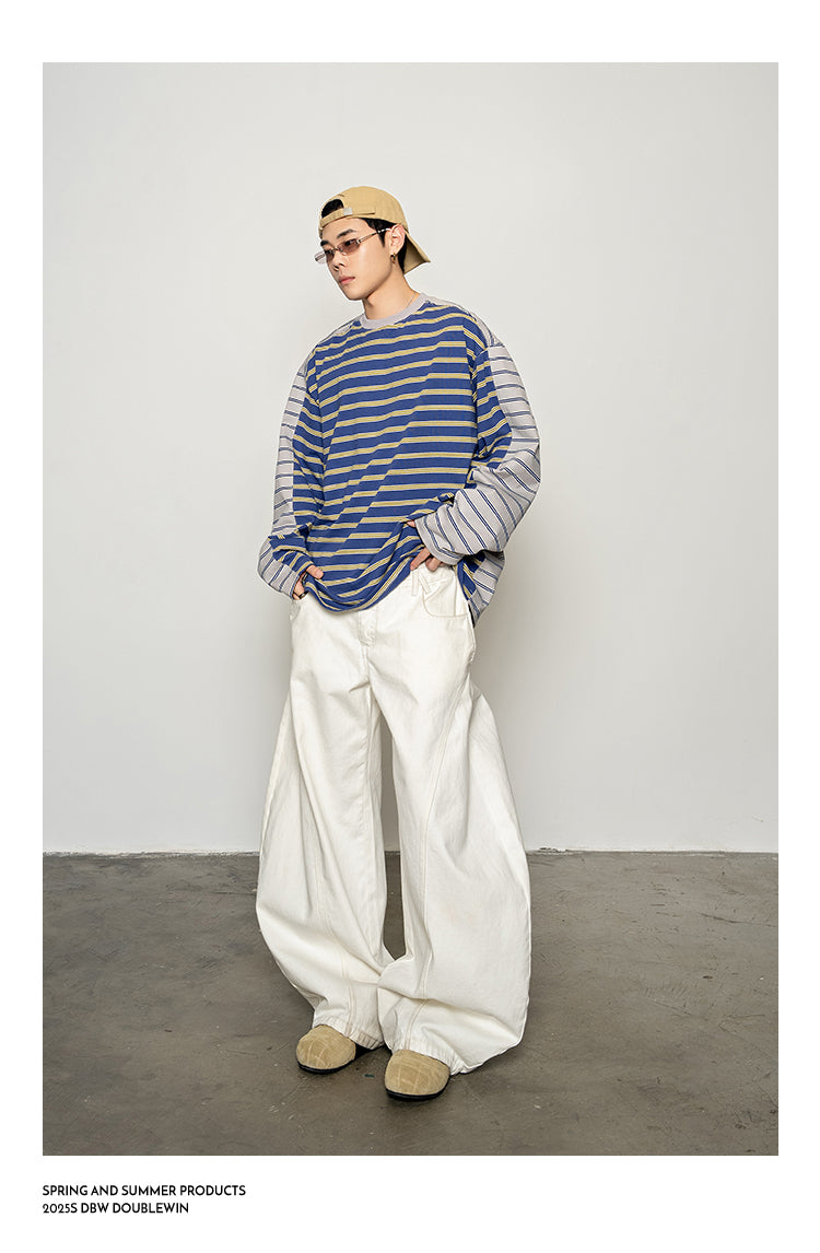 Contrast Stripe T-Shirt