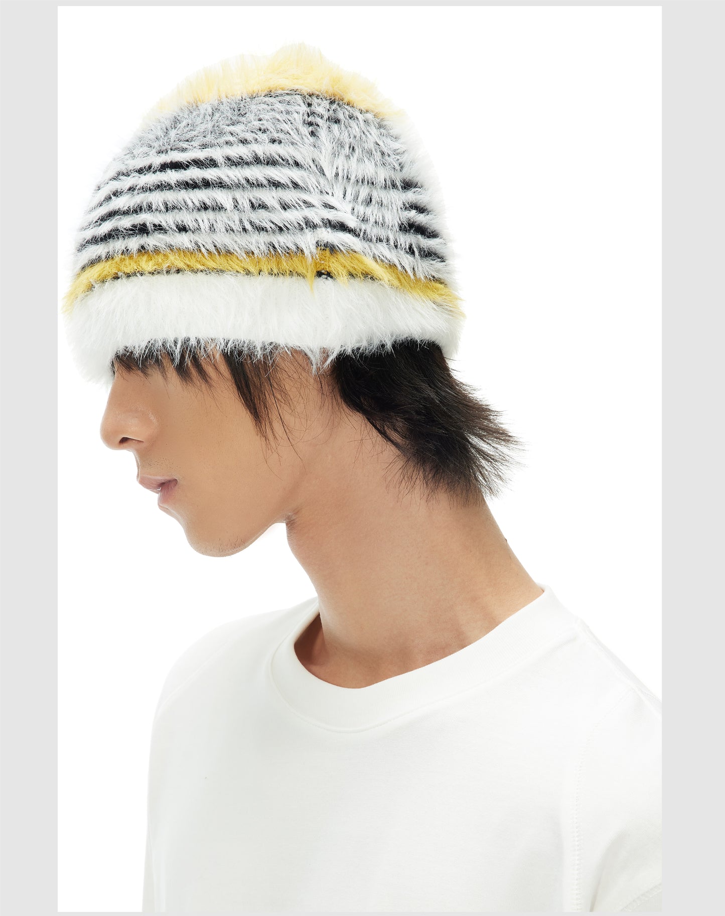 Mink Casual Wool Knit Hat