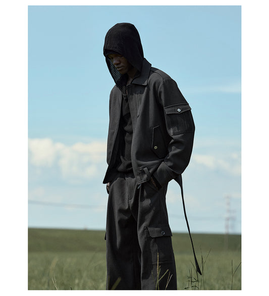 배지 포켓 자켓