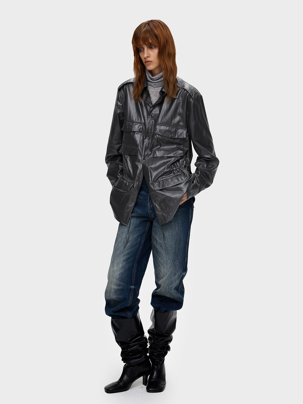 Light Wax Waterproof Shooting Jacket