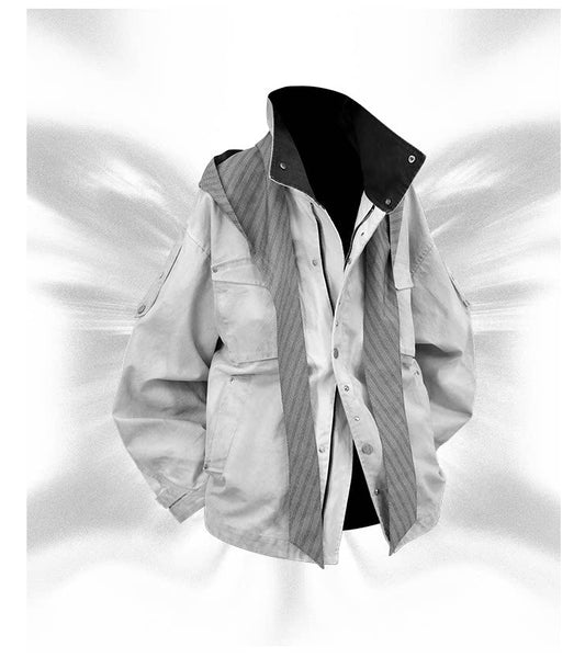 Smoke-dyed Hooded Jacket