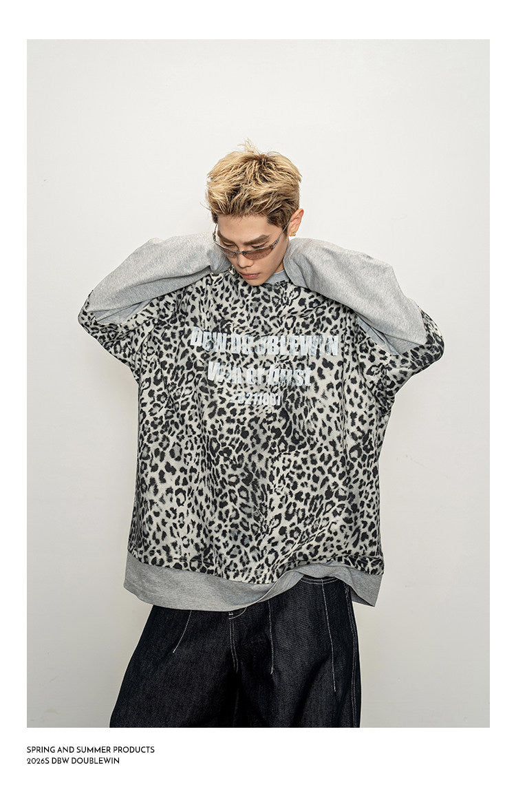 Patchwork Faux Two-Piece T-Shirt