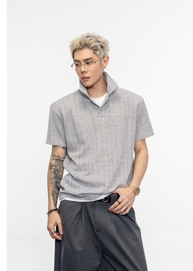 Faux Two-Piece Polo Shirt