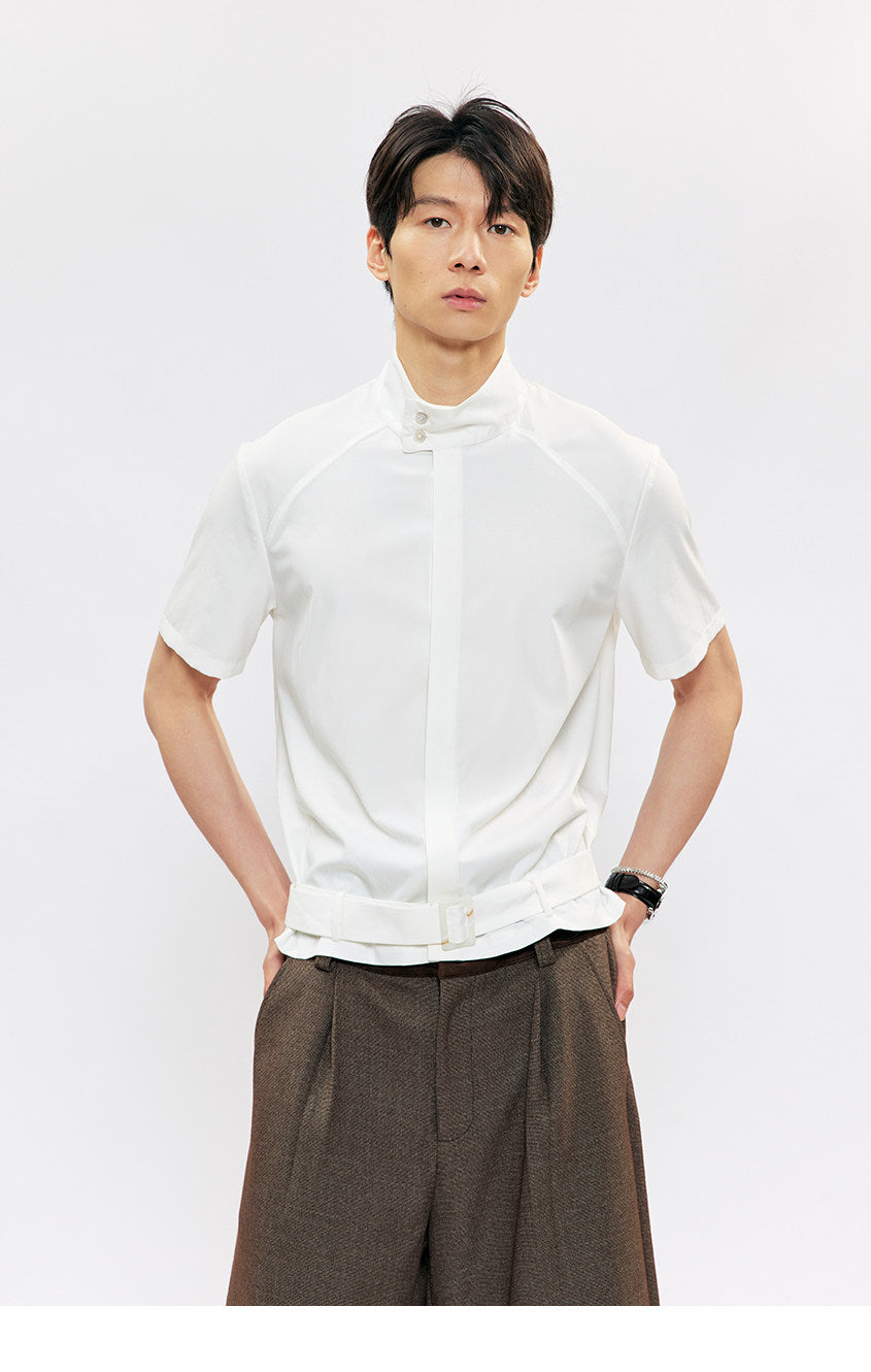 Casual Shirt with Adjustable Strap