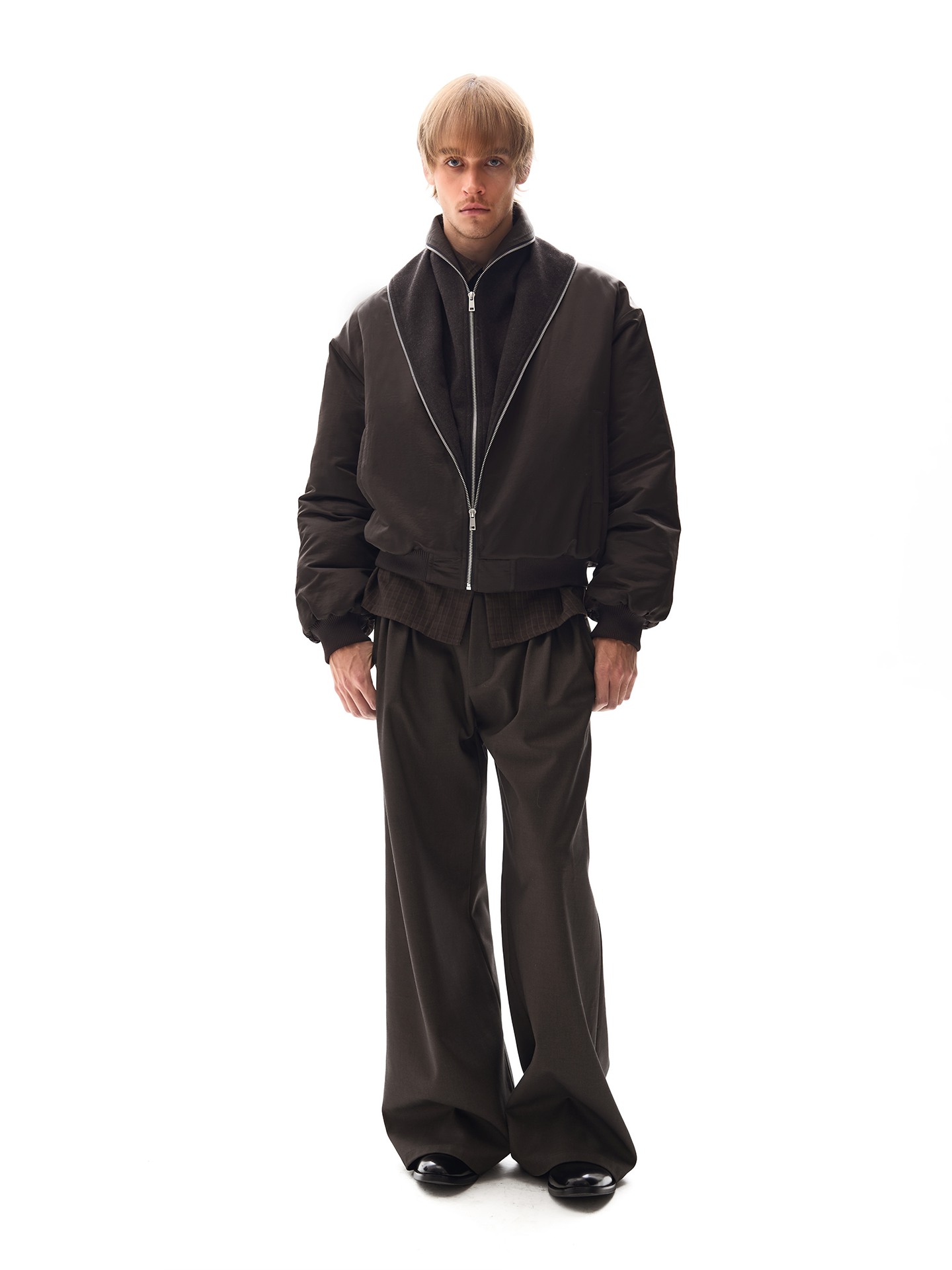 Double Zipper Cotton Pad Jacket