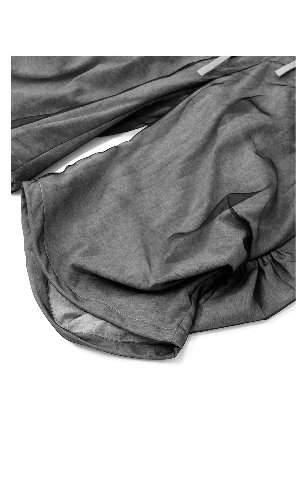 Detachable Scarf and Cropped Pants