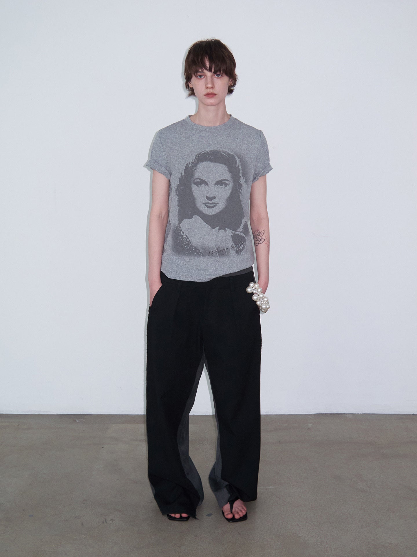 Vintage Portrait Print T-Shirt