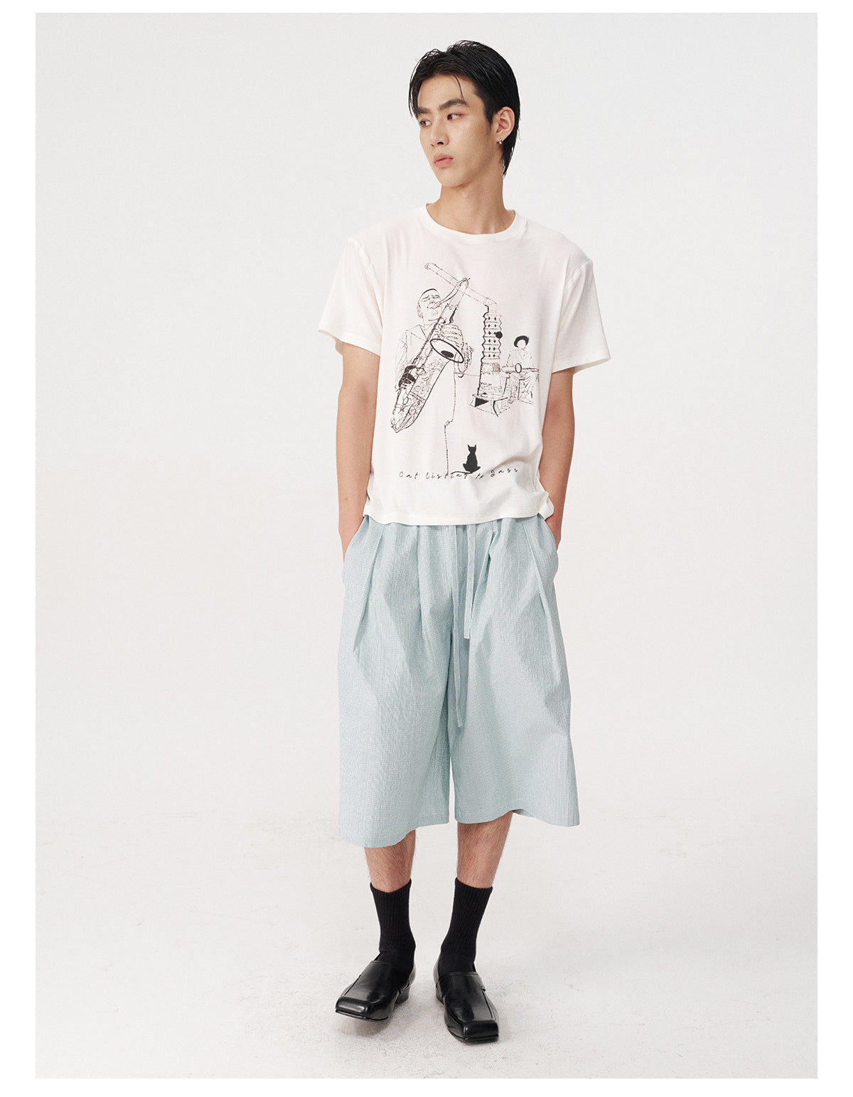 Breathable printed T-shirt