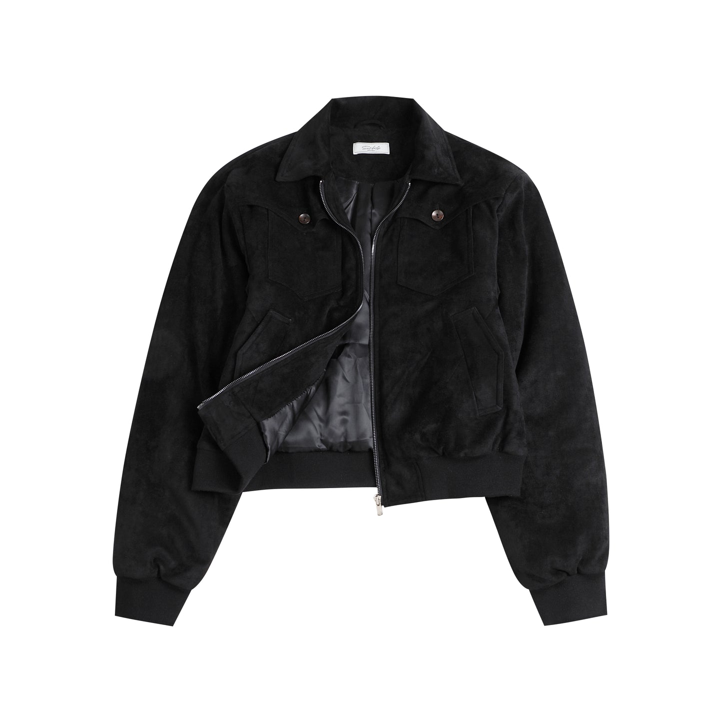 Suede multi-pocket jacket