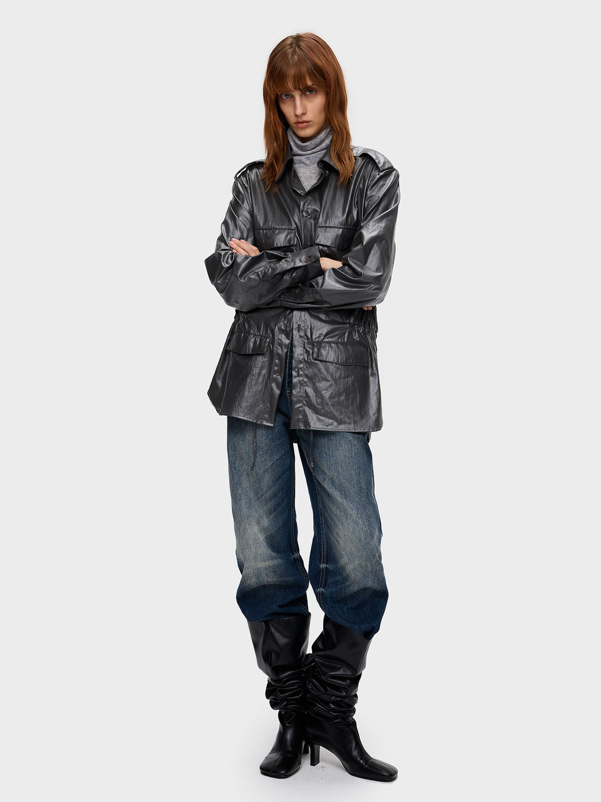 Light Wax Waterproof Shooting Jacket