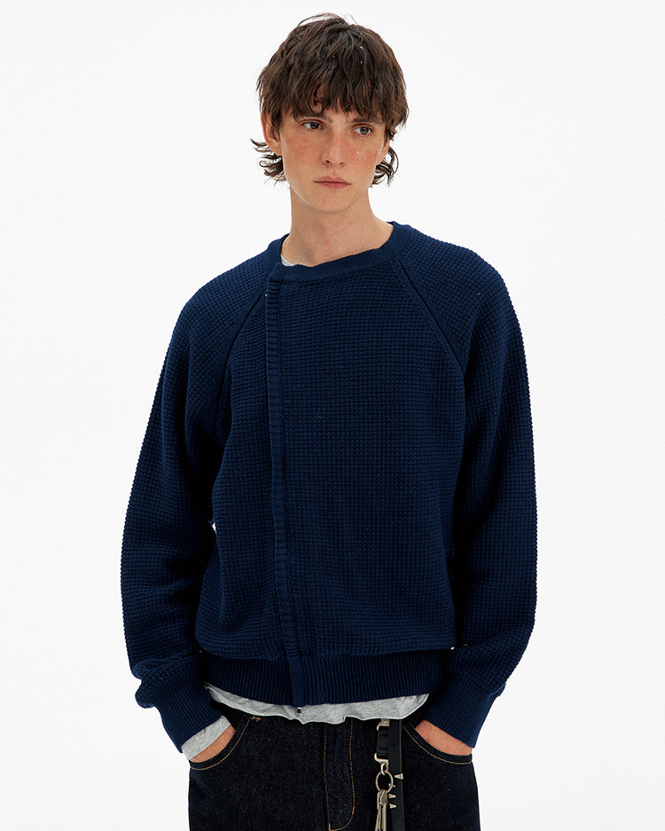 Patchwork Crewneck Sweater