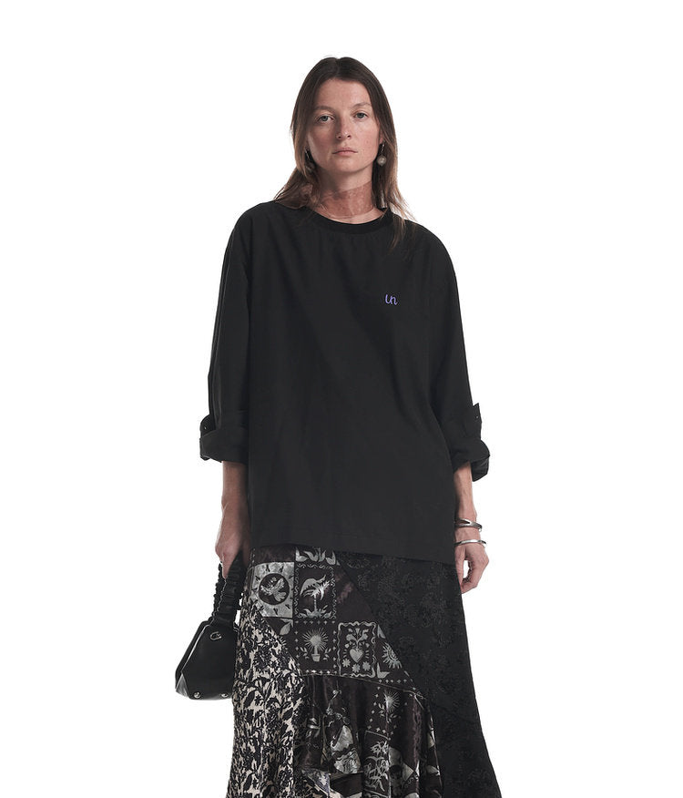 Embroidered Crew Neck T-Shirt