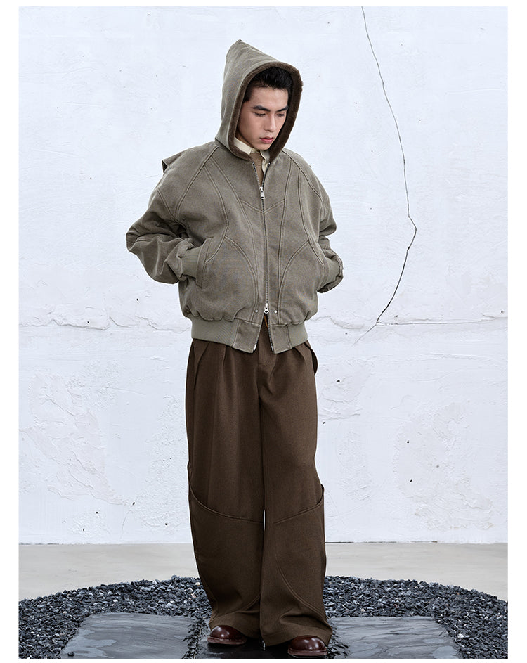 Heavy Canvas Mink Fur Jacket