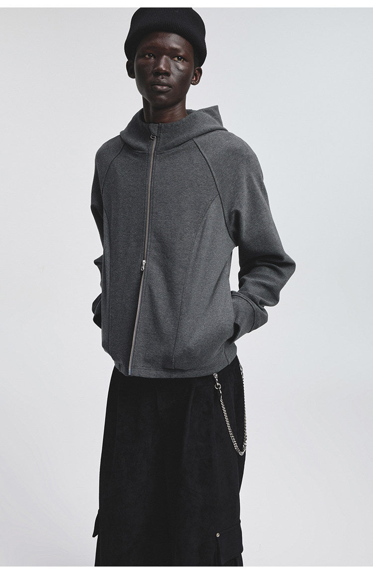 Raglan Sleeve Hooded Sweatshirt