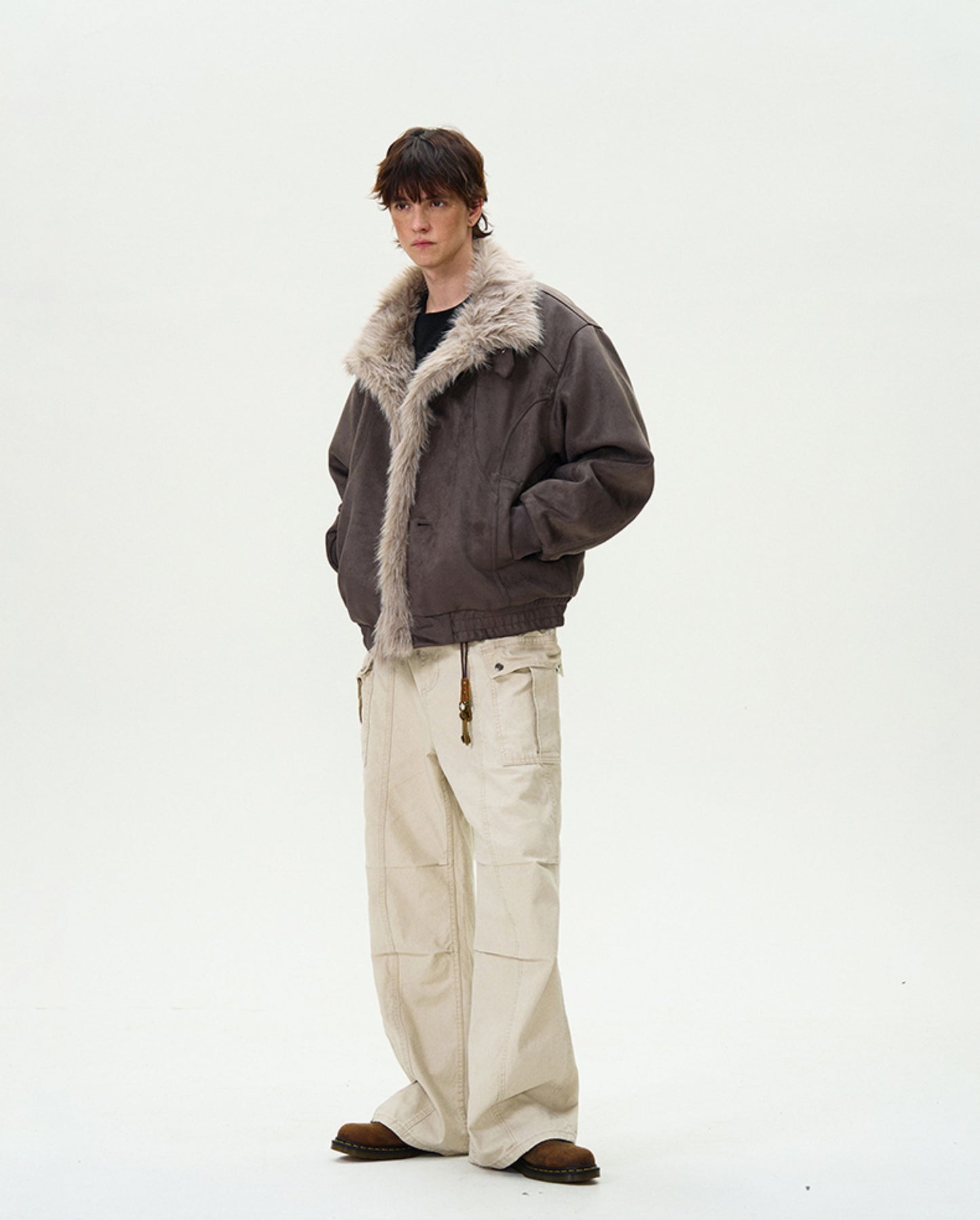 High-end fur collar jackets