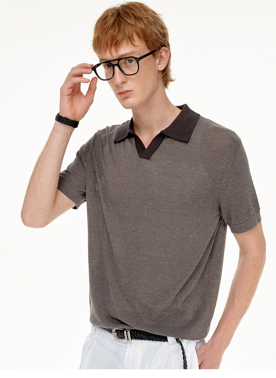 Contrast Polo Shirt